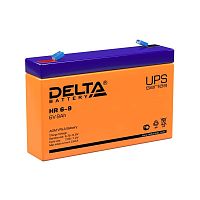 Аккумулятор UPS 6В 9А.ч | код HR 6-9 | Delta