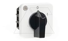 Переключатель BS 16 10 U, 3P, 20A, тип 0-1 (60°), 3NO на 1, 7.5kW(400VAC по АС-23), на дверь, фронт IP40 | код EAC602361R | Rade Koncar