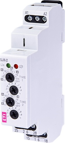 Двухуровневое реле времени SJR-2 230V AC (2x16A_AC1) | код 002470091 | ETI