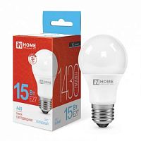 Лампа светодиодная LED-A60-VC 15Вт 230В E27 6500К 1350лм IN HOME 4690612020280