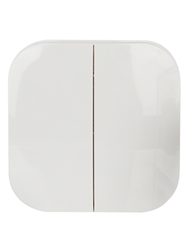 Выключатель 2-клавишный для открытой установки ВС20-2-0-ХБ 10А GLORY белый | код EVH20-K01-10 | IEK фото 2