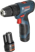 Дрель-шуруповерт Bosch GSB 120-LI аккум. патрон:быстрозажимной (кейс в комплекте) (06019G8100) | код 2022013 | BOSCH