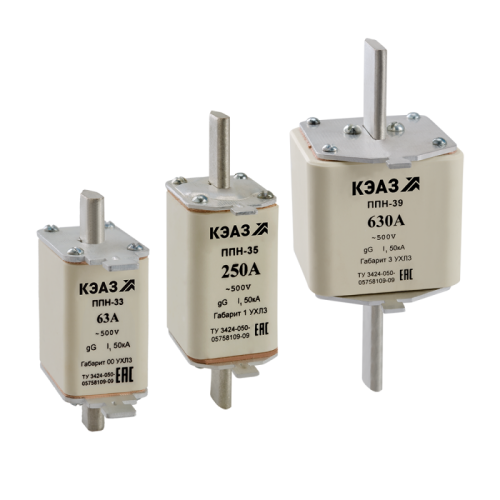 Вставка плавкая ППН-35-X0-1-25А-УХЛ3-КЭАЗ (12 шт.) КЭАЗ | код 244910 | КЭАЗ