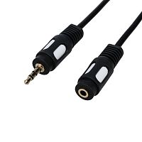 Шнур 3.5 Stereo Plug - 3.5 Stereo Jack 3м (GOLD) | код 17-4015 | Rexant