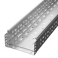 Лоток перфорированный Стандарт INOX (AISI 304) 200х100х3000 (0,8 мм) (3 м/уп) Промрукав | код PR16.2334 | ПРОМРУКАВ