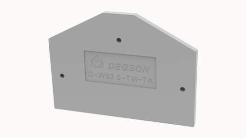 D-WS2.5-TW-TA-01P-11-00Z(H), Концевая крышка, для WS2.5-TW-TA, серый, шт | код 11060000113 | DEGSON
