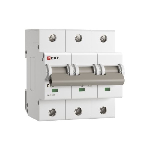 Автоматический выключатель ВА 47-125 3P 16А (D) 15кА PROXIMA EKF | код mcb47125-3-16D | EKF фото 3 Автоматический выключатель ВА 47-125 3P 16А (D) 15кА PROXIMA EKF | код mcb47125-3-16D | EKF фото 3