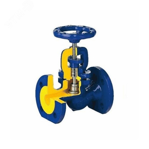 Клапан запорный стальной 215F 100 Ру40 Тмакс 400С фланцевый сальниковый | код 215F100E01 | Zetkama