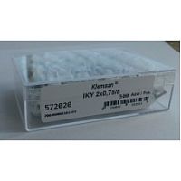 572 020E, Наконечник изолированный IKY 2x 0,75/8 (ECO) | код 0.0.0.5.72020E | KLEMSAN