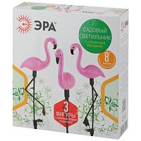 Светильник садовый ERADF008-06 52.5см солнечная батарея пластик 3шт ЭРА Б0038501