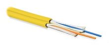 Hyperline FO-D2-IN-9S-2-LSZH-YL Кабель волоконно-оптический 9/125 (SMF-28 Ultra) одномодовый. 2 волокна. duplex. zip-cord. плотное буферное покрытие (tight buffer) 2.0 мм. для внутренней прокладки. LSZH. нг(А)-HF. –40 C – +70 C. желтый | код 393652
