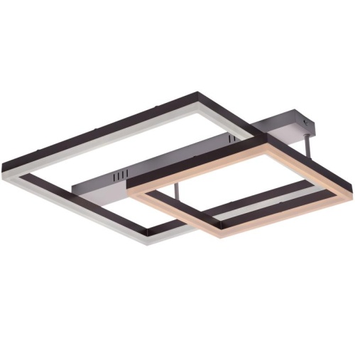 Люстра потолочная светодиодная диммируемая, ECLIPSE, с ДУ, 3 режима, 585х500х130мм, 88Вт, 2700К+6400К/4200К/6400К+2700К, 31м, белый/коричневый, 52088 1, Ritter | код 52088 1 | RITTER фото 2 Люстра потолочная светодиодная диммируемая, ECLIPSE, с ДУ, 3 режима, 585х500х130мм, 88Вт, 2700К+6400К/4200К/6400К+2700К, 31м, белый/коричневый, 52088 1, Ritter | код 52088 1 | RITTER фото 2