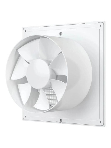 Вентилятор вытяжной осевой 150мм сетка бел. ERA E 150 S фото 4