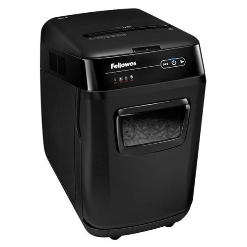 Шредер Fellowes AutoMax 200C с автоподачей (секр.P-4) фрагменты 200лист. 32лтр. пл.карты | код 282404 | FELLOWES