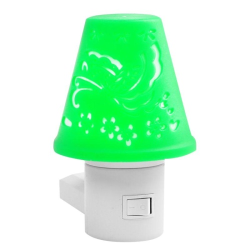 Светильник светодиодный NL-194 "Светильник зеленый" 220В ночник с выкл. Camelion 12910 фото 4