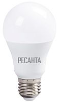 Лампа светодиодная LL-R-A60-13W-230-4K-E27 (груша, 13Вт, нейтр., Е27) Ресанта, , Шт | код 76/1/18 | РЕСАНТА