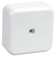 коробка КМ41206-01 распаячная для о/п 50х50х20 мм² белая (4 клеммы 3мм² ) | код. UKO10-050-050-020-K01 | IEK