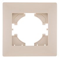 GUSI Bravo РАМКА 1-местная, цвет бежевый. | код С1010-003 | GUSI ELECTRIC