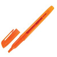 Текстмаркер BRAUBERG Vivid, ОРАНЖЕВЫЙ, круглый корпус, скошенный наконечник, 1-3 мм, 151230 | код 151230 | BRAUBERG