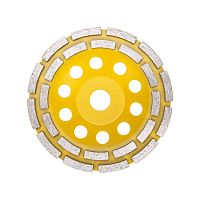 Чашка алмазная шлифовальная, двухрядная, 150х22,2мм | код KR-90-0252 | REXANT