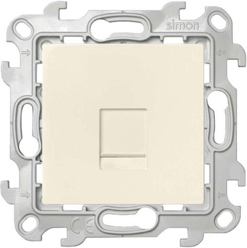 Механизм розетки компьютерной RJ45 СП IP20 CAT.5e UTP сл. кость | Код. 2410598-031 | Smon