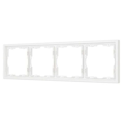 Рамка пластиковая FRM-NOBE-SFPL-4-WH Arlight 054223
