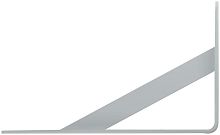 Уголок-кронштейн усиленный белый 250х150 мм | код 66085 | FIT