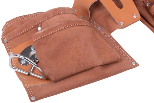 Пояс для инструмента, кожа, 10 отделения, 1 петля для инструмента | код 12523 | FIT фото 6