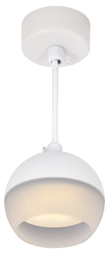Светильник 4012 подвесной под лампу GX53 бел. IEK LT-UCB0-4012-GX53-1-K01 фото 3