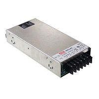 Источник питания AC-DC, 300Вт, вход 85…264В AC, 47…63Гц /120…370В DC, ККМ, выход 3.3В/0...90A, рег. вых=2.8…3.8В, доп. выход 5В/0…0.3А, изоляция 3000В AC, в кожухе 218х105х41мм, -30…+70С | код HRPG-450-3.3 | MeanWell