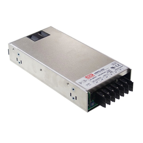 Источник питания AC-DC, 300Вт, вход 85…264В AC, 47…63Гц /120…370В DC, ККМ, выход 3.3В/0...90A, рег. вых=2.8…3.8В, доп. выход 5В/0…0.3А, изоляция 3000В AC, в кожухе 218х105х41мм, -30…+70С | код HRPG-450-3.3 | MeanWell