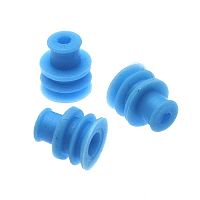 Разъём авт. соединитель RUICHI WIRE SEAL 1.5*6 мм синий, 12/ 24 (DC) В | код 99354 | Ruichi