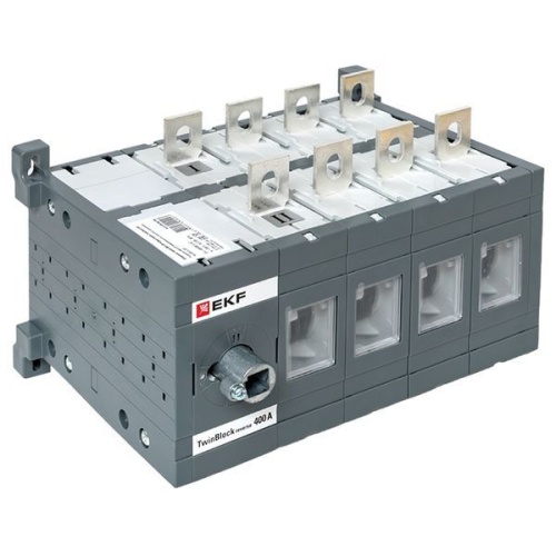 Рубильник 400A 4P реверсивный без рукоятки управления TwinBlock EKF | код tb-s-400-4p-rev | EKF фото 6