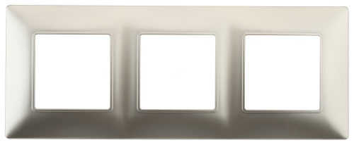 Рамка на 3 поста, Эра Elegance, шампань, 14-5003-04 | код Б0034396 | ЭРА