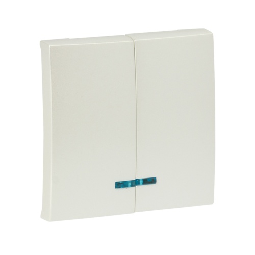 Валенсия лицевая панель выключателя 2-кл, с индикатором 10А жемчуг PROxima | код ESV10-L-123-50 | EKF Валенсия лицевая панель выключателя 2-кл, с индикатором 10А жемчуг PROxima | код ESV10-L-123-50 | EKF