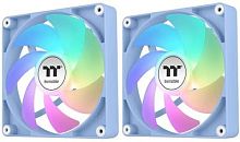 Вентилятор для корпуса Thermaltake CT120 Sync Hydrangea ARGB 120х120x25 голубой 4-pin 25.8дБ (упак.:2шт) (CL-F202-PL12BU-A) Ret | код 2029193 | THERMALTAKE