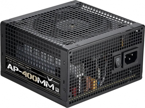Блок питания Formula ATX 400W AP-400ММ 80 PLUS WHITE (20+4pin) APFC 120mm fan 6xSATA RTL | код 1998071 | FORMULA