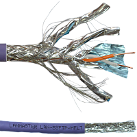Кабель LANMASTER SFTP, 4 пары, кат. 8, 2000Mhz, нг(А)-HFLTx, 305 м | код LAN-8SFTP-HFLT | LANMASTER