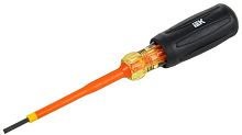 Отвертка диэлектрическая SL2.5х75 Т3 ARMA2L 5 | код A2L5-SC30-T3-SL-25-075 | IEK