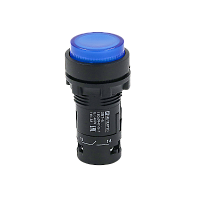 Кнопка синяя выступающая с подсветкой, 1NO, 24V AC/DC, IP54, пластик MTB7-EW36611 | код 132725 | MEYERTEC