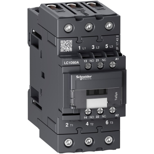 3P КОНТАКТОР EVERLINK AC3 440В 80A КАТУШКА УПР. 230В AC 50/60ГЦ | код LC1D80AP7 | SCHNEIDER ELECTRIC