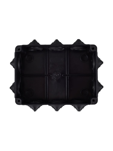 Коробка расп. КМ41241 150х110х70мм IP44 10 вв. черная IEK | код UKO11-150-110-070-K02-44 | IEK фото 2
