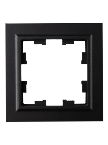 BRITE Рамка 1-местная IP44 РУ-1-БрЧ-44 черный | код BR-M12-44-K02 | IEK фото 6