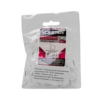 Скоба круглая d8мм V02-6W-1-08-050 пластик. (уп.50шт) Volsten 9544