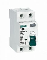 ВДТ 2P 10А 100мА тип A 6кА УЗО-03 | код 14268DEK | DEKraft