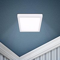 Светильник светодиодный LED 9-12-4K 12Вт 220В 4000К квадратный накладной бел. | код Б0050272 | Эра