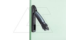Ручка с рычагом для стальных ENUX/EMOX без логотипа, RAL9005 + e-coating black | код ELWE008 | ETA