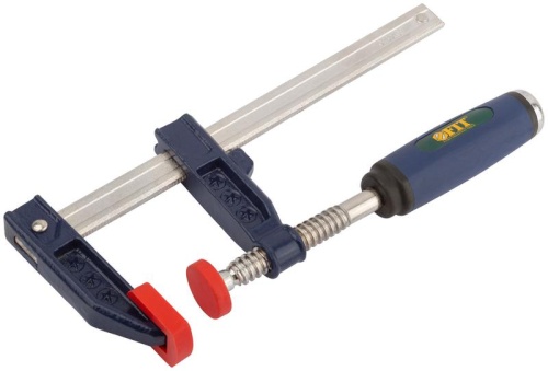 Струбцина тип ''F'' усиленная, мягкая ручка 50х150 мм | код 59151 | FIT фото 2