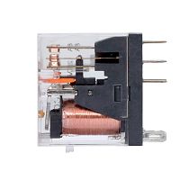 Реле миниатюрное промышленное, 2CO, ком. ток 8А, AgSnO2, напряжение 230V AC, опция: светодиод | код IR-230AC-2CO | DKC