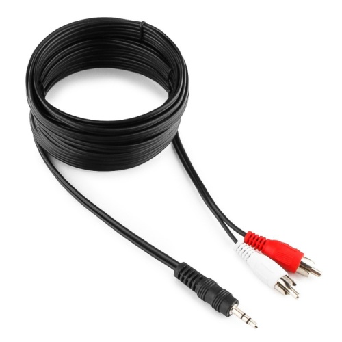 Кабель аудио Cablexpert CCA-458-5M, джек3.5 / 2xRCA, 5.0м | код CCA-458-5M | Cablexpert